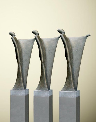 Brons sculptuur van Hans Grootswagers, Bruderschaft 2007