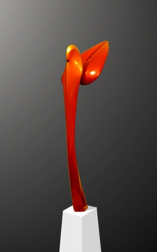 Brons sculptuur van Hans Grootswagers, Horus gelakt